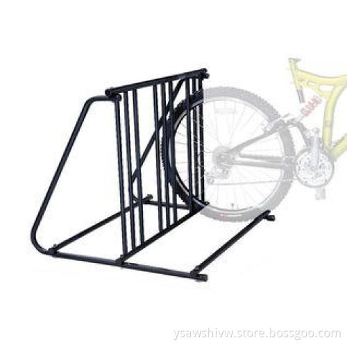 Metal Gravity Bike Stand , Bicycle Display Racks For Storag